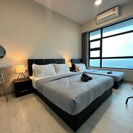 L Homestay Jesseltonquay Jq Kk City亚庇市区中心民宿2房1厕